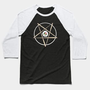 Sushi Pentagram Baseball T-Shirt